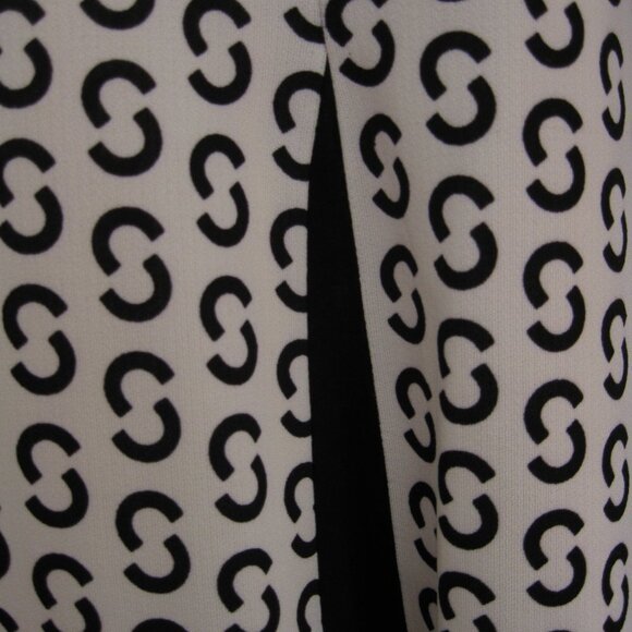 Aster by Firmiata Black and White Abstract Tunic - 2X - Picture 5 of 9